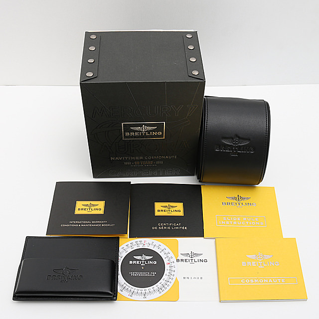 ブライトリング ナビタイマー コスモノート ブラックスチール 世界限定1000本 M020B79ORB(MB0210) 未使用 メンズ