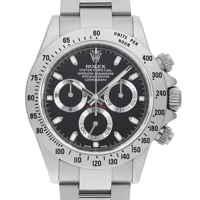 ロレックス コスモグラフ デイトナ 116520 ブラック ランダム番 中古 メンズ