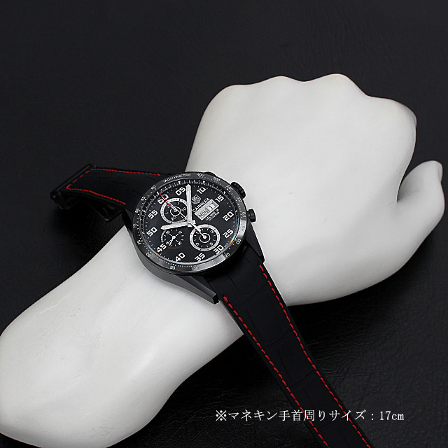 タグホイヤー カレラ 100M キャリバー16 デイデイト クロノグラフ ブラックバージョン CV2A81.FC6237 新品 メンズ