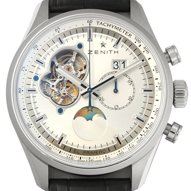 ゼニス クロノマスターオープン エルプリメロ グランドデイト ムーン&サンフェイズ 03.2160.4047/01.C713 新品 メンズ