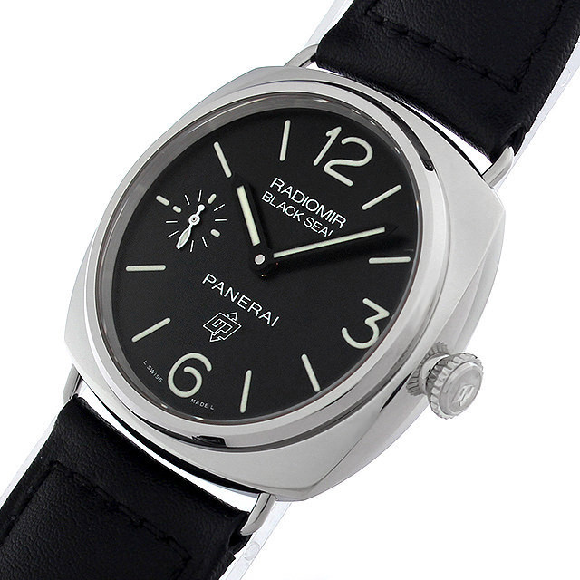 パネライ ラジオミール ブラックシール ロゴ アッチャイオ PAM00380 新品 メンズ