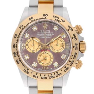ロレックス コスモグラフ デイトナ 8Pダイヤ 116503NG ブラックシェル ランダム番 中古 メンズ