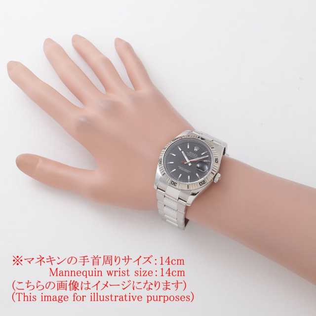ロレックス ターノグラフ 116264 ブラック 3列 オイスターブレス M番 中古 メンズ