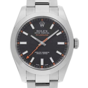 ロレックス ミルガウス 116400 ブラック V番 中古 メンズ
