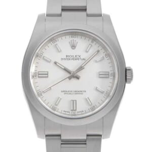 ロレックス オイスターパーペチュアル 116000 ホワイト バー ランダム番 中古 メンズ