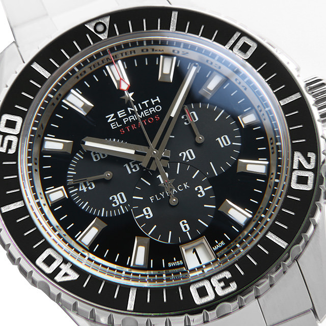 ゼニス エルプリメロ ストラトス フライバッククロノグラフ 03.2060.405/21.M2060 中古 メンズ