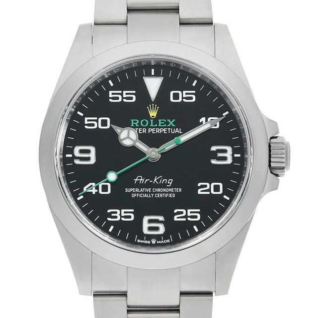 ロレックス エアキング 126900 ブラック ランダム番 中古 メンズ