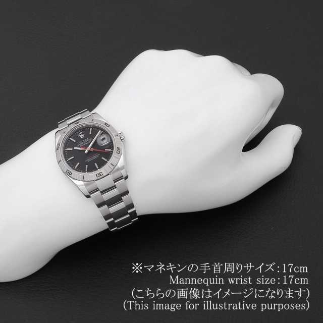 ロレックス ターノグラフ 116264 ブラック 3列 オイスターブレス D番 中古 メンズ