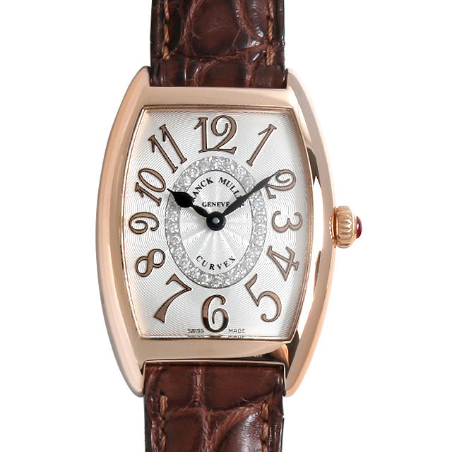 フランクミュラー トノーカーベックス レリーフ ダイヤモンド 1752QZ CD1R RELIEF 5N 中古 レディース