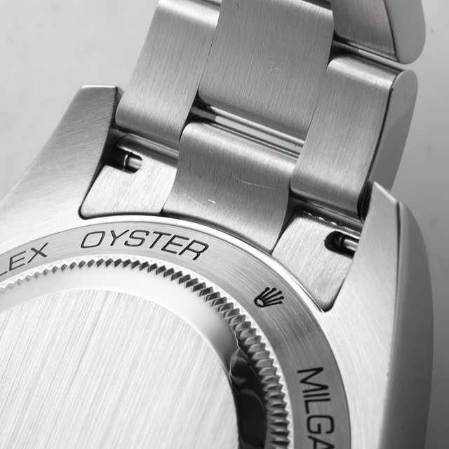 ロレックス ミルガウス グリーンガラス 116400GV ブラック V番 中古 メンズ