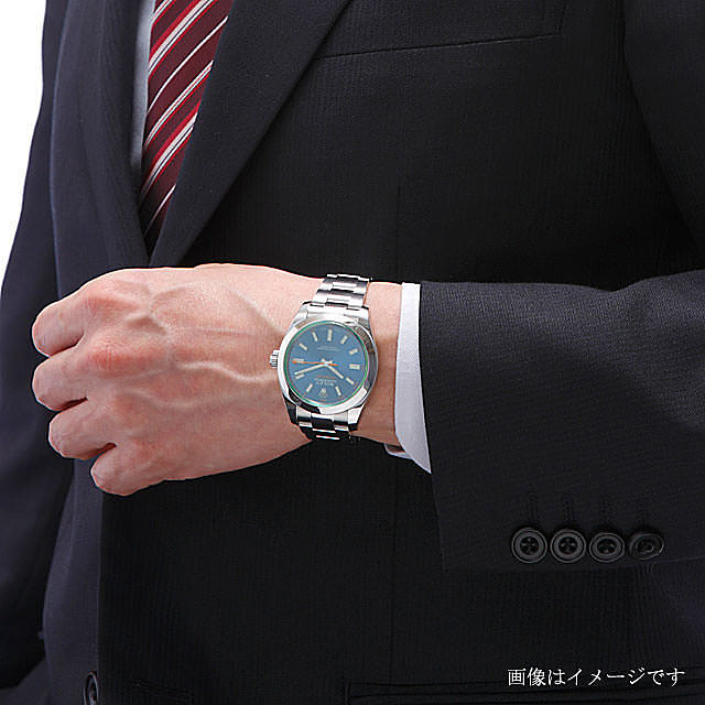 ロレックス ミルガウス 116400GV Zブルー 中古 メンズ