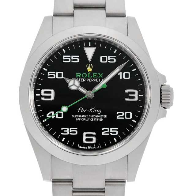ロレックス エアキング 126900 ブラック ランダム番 中古 メンズ