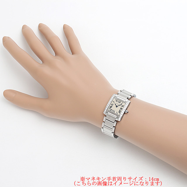 カルティエ タンクフランセーズ SM W4TA0008 未使用 レディース