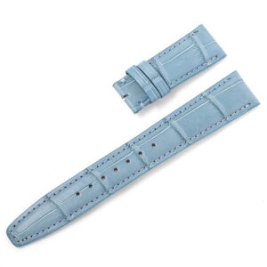 RASINオリジナル IWC ポルトギーゼ Dバックル用 クロコダイル 裏ラバー 艶消し 水色/ライトブルー 20mm-18mm IWPGDB2018 WEB限定品