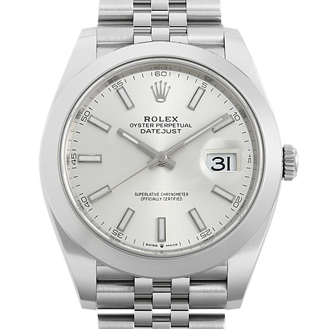 ロレックス デイトジャスト41 ジュビリーブレス 126300 シルバー/バー/5列/ジュビリーブレス 新品 メンズ
