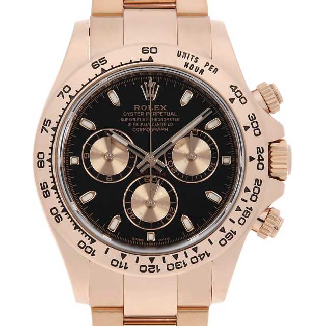 ロレックス コスモグラフ デイトナ 116505 ブラック ×ピンク ランダム番 中古 メンズ
