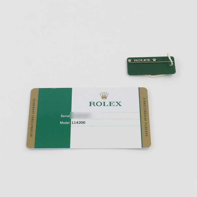 ロレックス オイスターパーペチュアル 114200 シルバー 369ブルーバー ランダム番 中古 メンズ