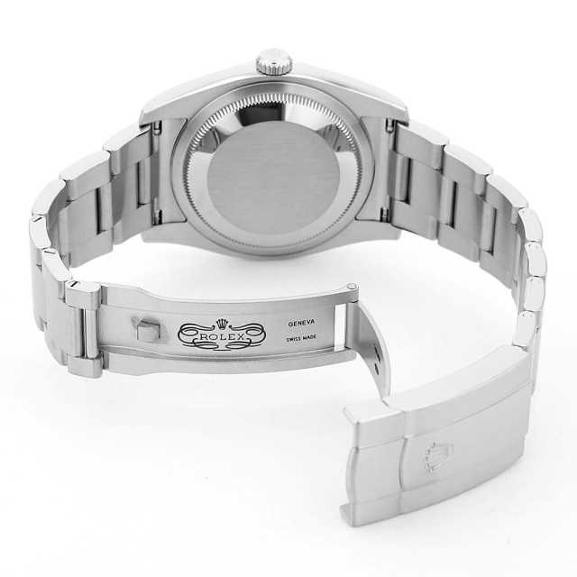 ロレックス オイスターパーペチュアル 116000 シルバー 369ホワイトバー ランダム番 中古 メンズ