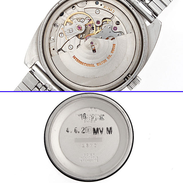 IWC クッションケース オールドインター 1872 アンティーク メンズ