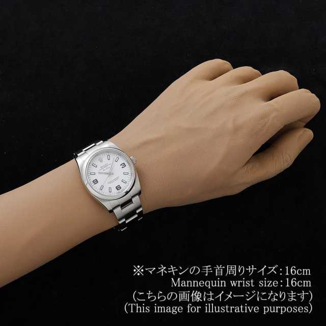 ロレックス エアキング 114200 ホワイト 369ホワイトバー G番 中古 メンズ