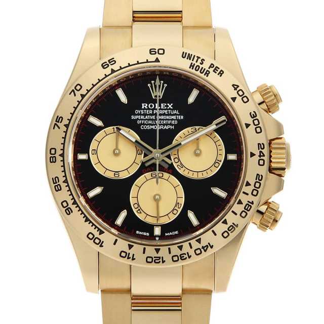 ロレックス コスモグラフ デイトナ 126508 ブラック ×ゴールデン ランダム番 中古 メンズ