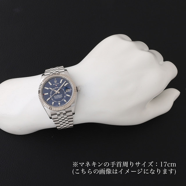 ロレックス スカイドゥエラー 326934 ブルー 5列 ジュビリーブレス ランダム番 中古 メンズ 商品画像 5
