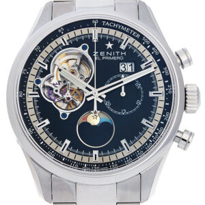 ゼニス エルプリメロ クロノマスターオープン ムーン&サンフェイズ 03.2160.4047/21.M2160 新品 メンズ