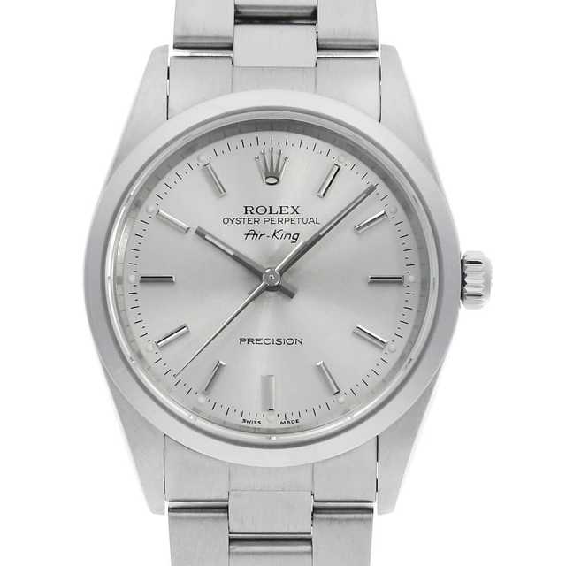 ロレックス エアキング 14000M シルバー Y番 中古 メンズ
