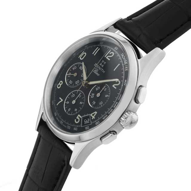 ゼニス プライム エルプリメロ クロノグラフ デイト 01-0010.420 中古 メンズ
