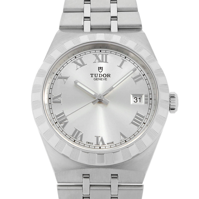 チューダー ロイヤル 28500 シルバー 中古 メンズ