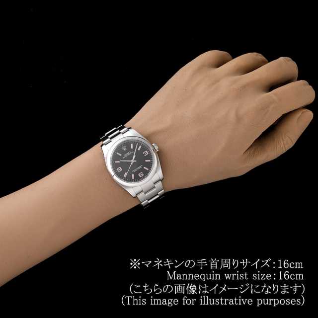 ロレックス オイスターパーペチュアル 116000 ブラック 369ピンクバー V番 中古 メンズ