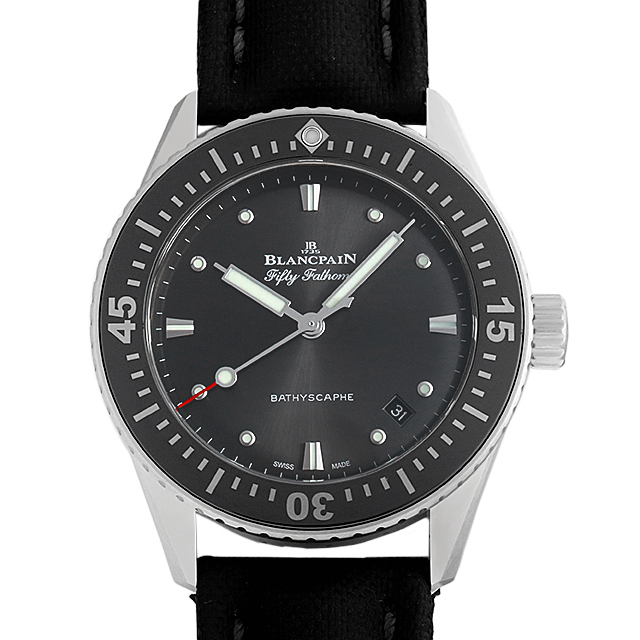 ブランパン フィフティファゾムス バチスカーフ 5100B-1110-B52A 未使用 メンズ