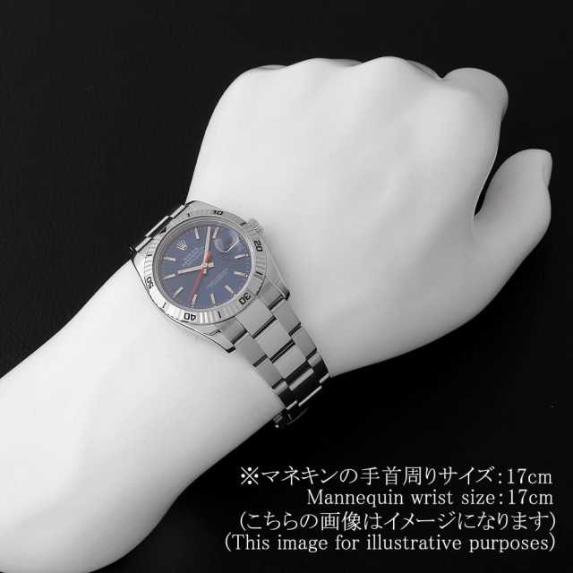 ロレックス ターノグラフ 116264 ブルー バー 3列 オイスターブレス F番 中古 メンズ