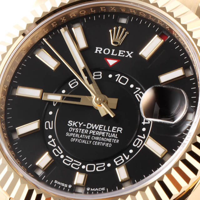 ロレックス スカイドゥエラー 336238 ブラック ランダム番 新品 メンズ