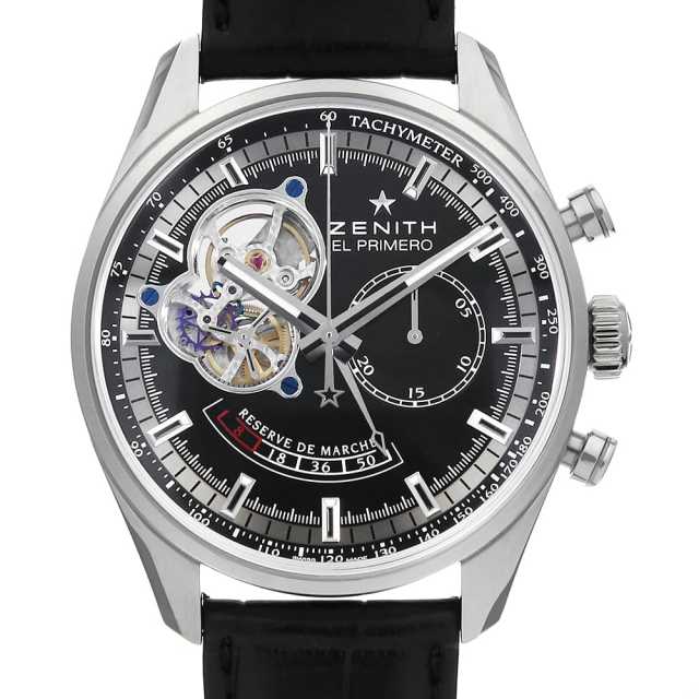 ゼニス クロノマスター パワーリザーブ 03.2080.4021/21.C496 中古 メンズ