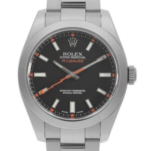 ロレックス ミルガウス 116400 ブラック V番 中古 メンズ