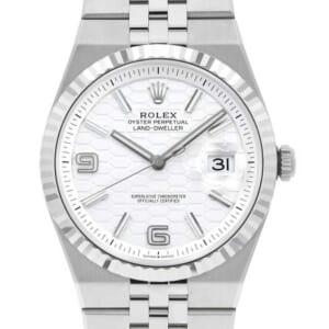 ロレックス ランドドゥエラー 40 127334 ホワイト ハニカムモチーフ 69アラビア ランダム番 新品 メンズ