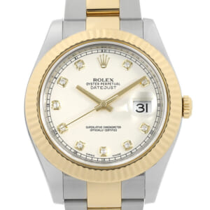ロレックス デイトジャストII 116333G シルバー ランダムシリアル 中古 メンズ