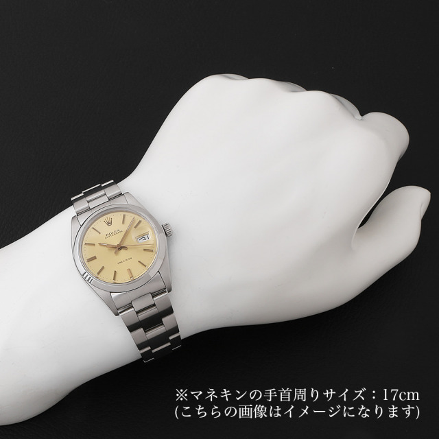 ロレックス オイスターデイト プレシジョン 6694 シャンパン バー 76番 アンティーク メンズ