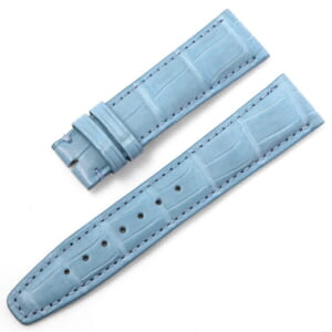 RASINオリジナル IWC ポルトギーゼ 尾錠用 クロコダイル 裏ラバー 艶消し 水色/ライトブルー 20mm-18mm IWPGAB2018 WEB限定品