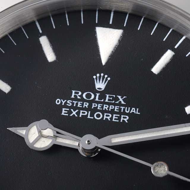 ロレックス エクスプローラー cal.1570 ハック有り 1016 ブラック R番 アンティーク メンズ