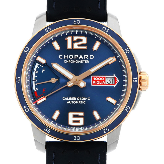 ショパール ミッレミリア　GTS　アズーロ パワーコントロール　世界限定500本 168566-6002 中古 メンズ