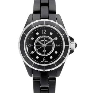 シャネル J12 黒セラミック 8Pダイヤ H2569 新品 レディース