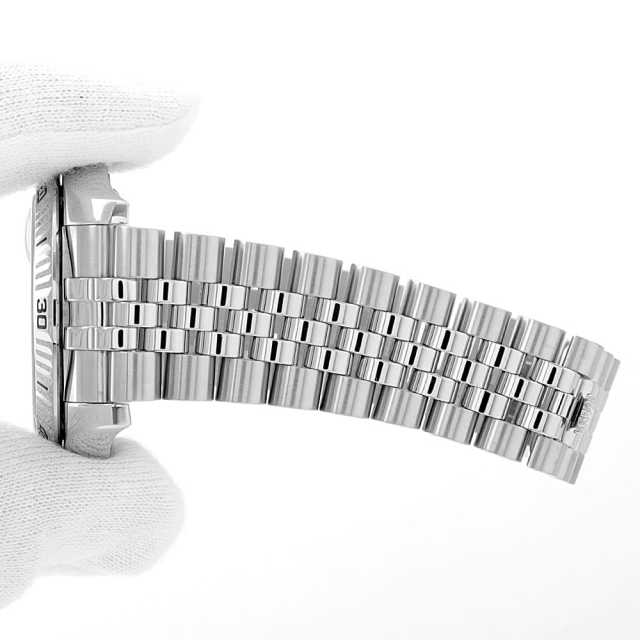 ロレックス ターノグラフ 116264 ブラック バー 5列 ジュビリーブレス Z番 中古 メンズ