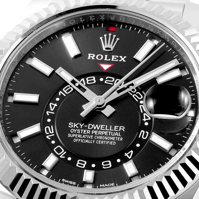 ロレックス スカイドゥエラー 326934 ブラック 5列 ジュビリーブレス ランダム番 中古 メンズ 商品画像 7