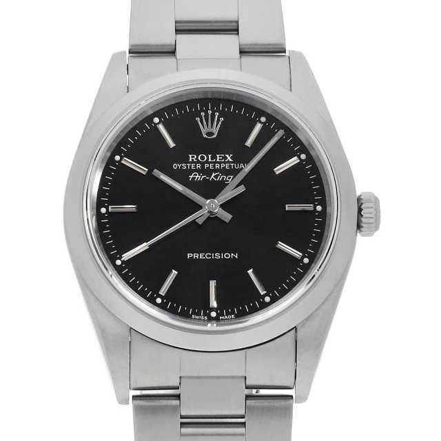 ロレックス エアキング 14000M ブラック バー Y番 中古 メンズ