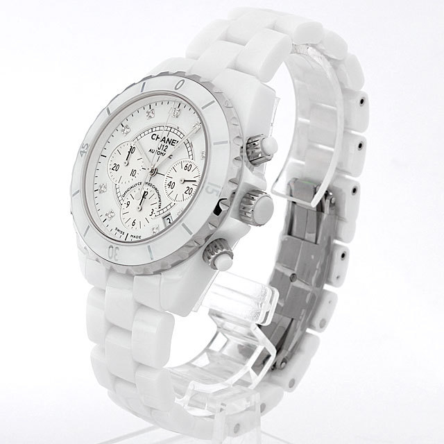 シャネル J12 クロノグラフ 9Pダイヤ H2009 新品 メンズ