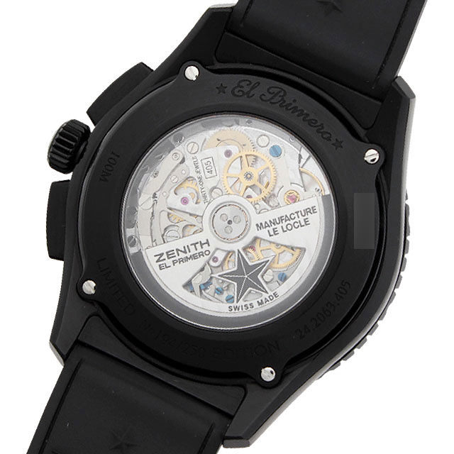 ゼニス エルプリメロ ストラトス フライバック レインボー 限定250本 24.2063.405/21.R515 新品 メンズ