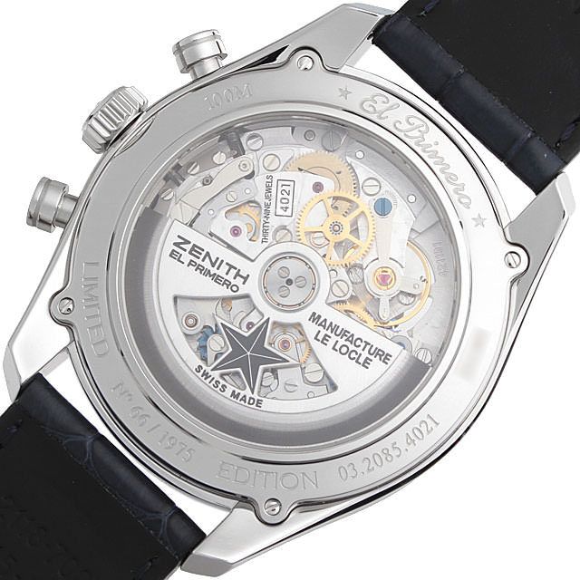ゼニス クロノマスターオープン シャルルベルモ トリビュート 限定1975本 03.2085.4021/51.C700 新品 メンズ