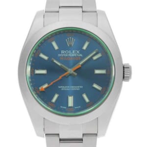 ロレックス ミルガウス Zブルー 116400GV ブルー ランダム番 中古 メンズ